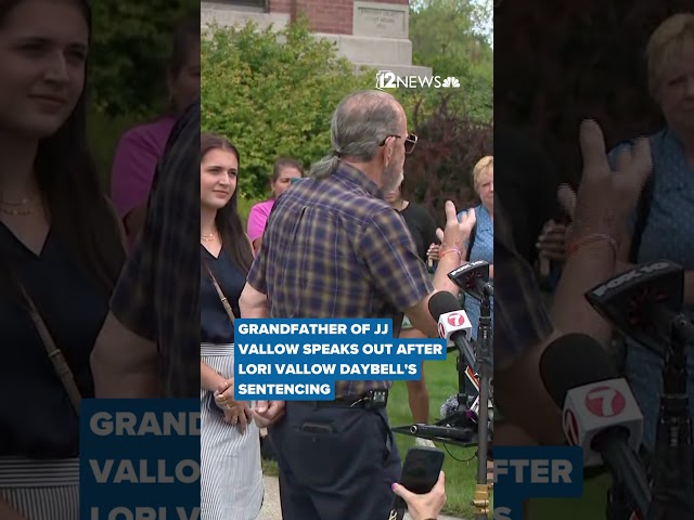 JJ Vallow's grandfather speaks after #lorivallow 's sentencing #shorts
