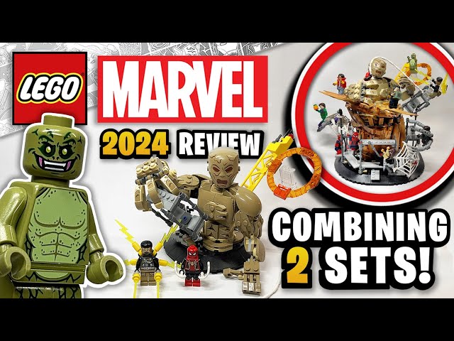 LEGO Marvel Spider-Man vs. Sandman: Final Battle (76280) - EARLY 2024 Set Review & HOW TO COMBINE!