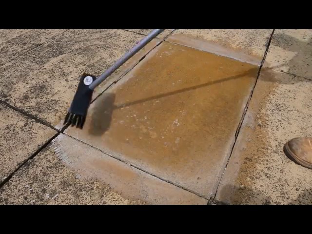 No More Jet washing - How To Remove Black Spots From Your Patio