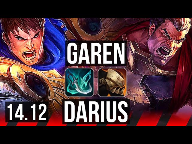 GAREN vs DARIUS (TOP) | Quadra, 8 solo kills, Godlike, 35k DMG | EUNE Diamond | 14.12