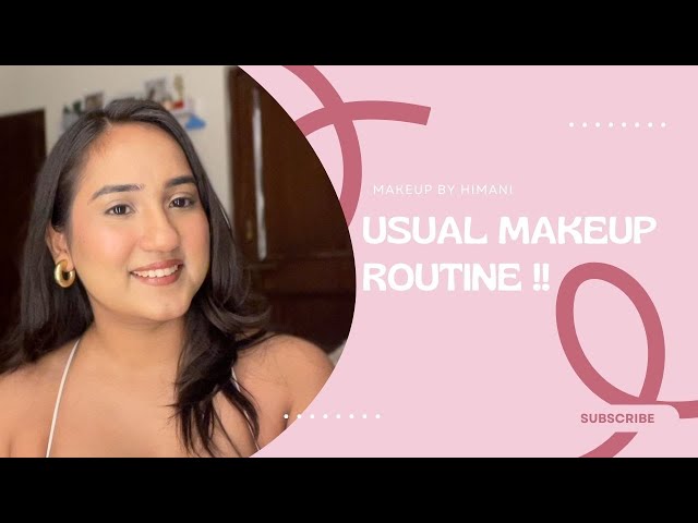 MAKEUP ROUTINE / GLASS SKIN  /MINIMAL DAY MAKEUP ( budget makeup routine for absolute beginers )