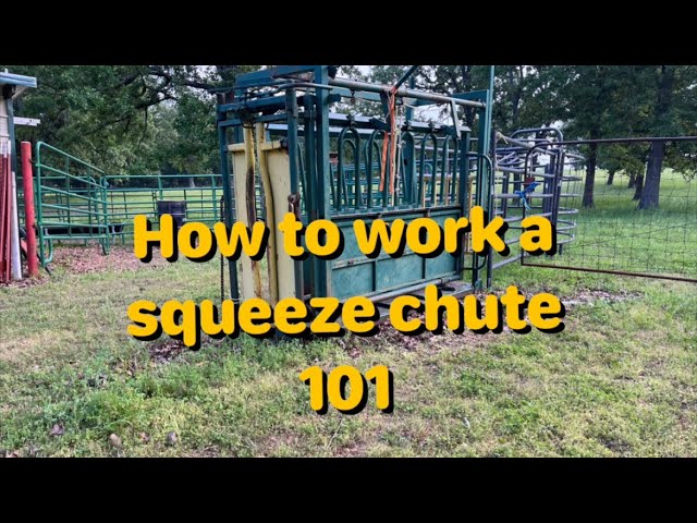 How to work a squeeze chute