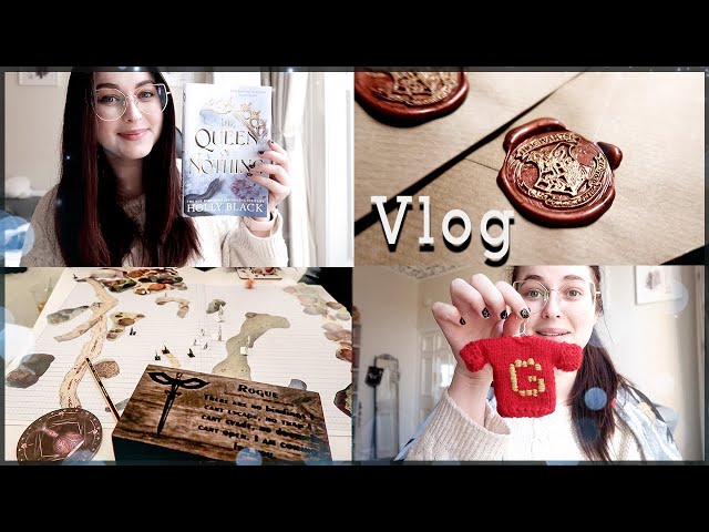 Winter Magical Readathon Ch. 4 & Harry Potter Giveaway vlog| Book Roast