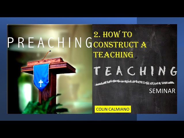 LIVE- 2. HOW TO CONSTRUCT A TEACHING-COLIN
