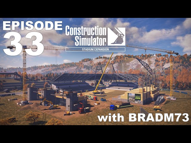 CONSTRUCTION SIMULATOR (2022) - STADIUM EXPANSION DLC - Ep# 33:  SOLAR PARKING LOT: Part 3