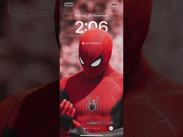 How to use depth effect wallpaper in iPhone 11 | ios16 | iPhone 11 | #shorts #trending #spiderman