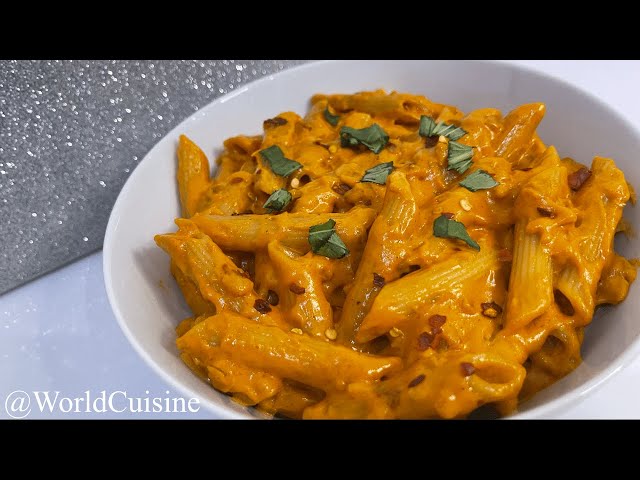 Creamy Tomato Pasta | Gigi Hadid's Famous Pasta | Tiktok Spicy Pasta | Recipes By World Cuisine