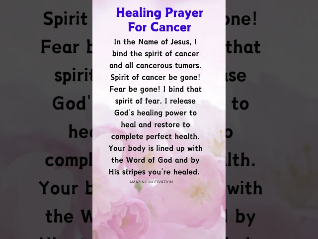 Healing Prayer, Healing Thoughts #youtubeshorts @amazingmotivation82