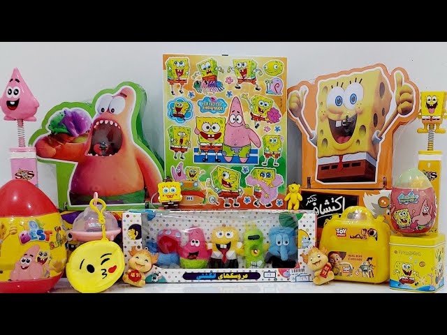 ASMR Awesome spongebob collections slime oddly satisfying#asmr #satisfying #unboxing