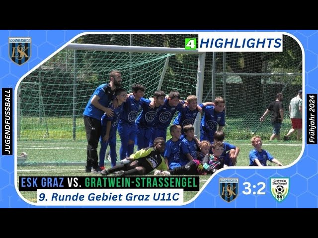 HIGHLIGHTS ▶️ U11 ⚽️ ESK Graz vs. SV Gratwein-Straßengel ⚽️ vom 15.6.2024
