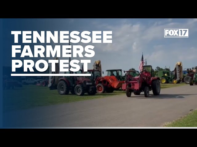 Wilson County farmers protest against rezoning agricultural land