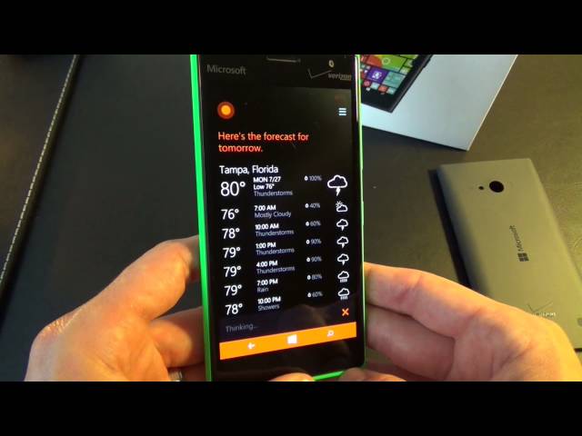 Lumia 735 before and after Windows 10 Insider Preview 10166