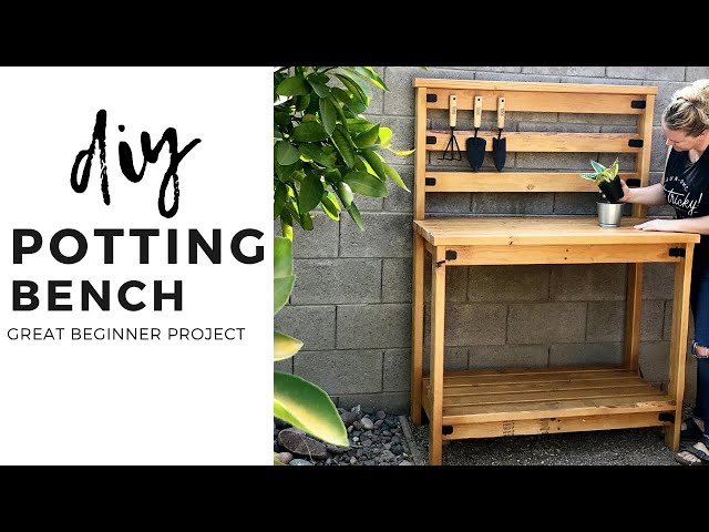 DIY Potting Bench | Awesome Beginner Project