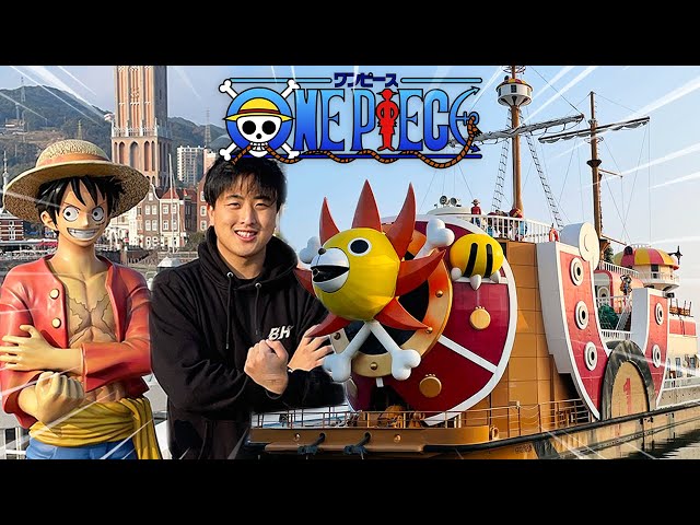 I spent the day at the largest theme park in Japan! (ONE PIECE BOAT IRL)