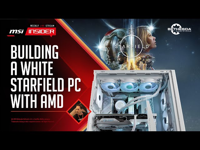 Building a WHITE Starfield PC with AMD