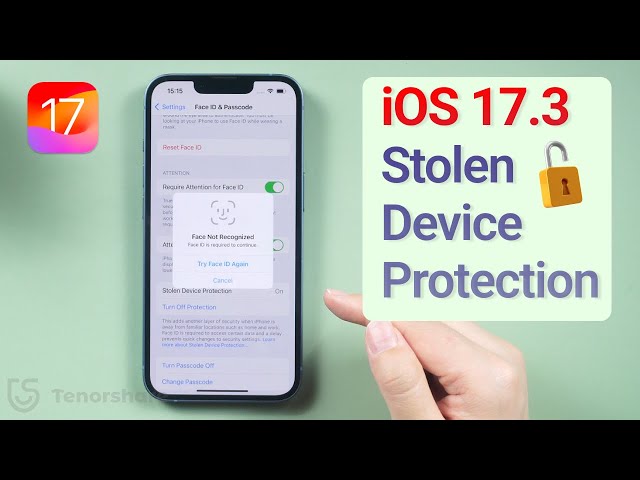 How to Use the New Stolen Device Protection Feature on iPhone iOS 17.3 (2024)