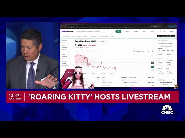 ‘Roaring Kitty’ goes live on YouTube for the first time in nearly four years