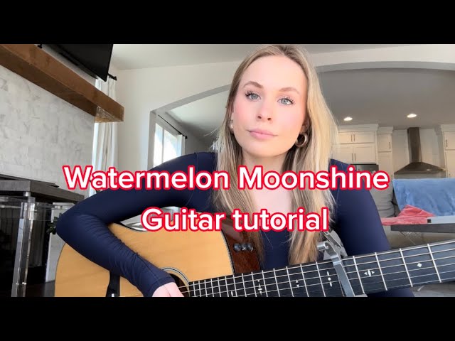 Watermelon Moonshine | Lainey Wilson | Guitar Lesson