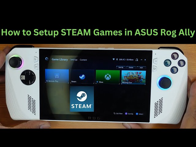 How to Setup STEAM Games in ASUS Rog Ally