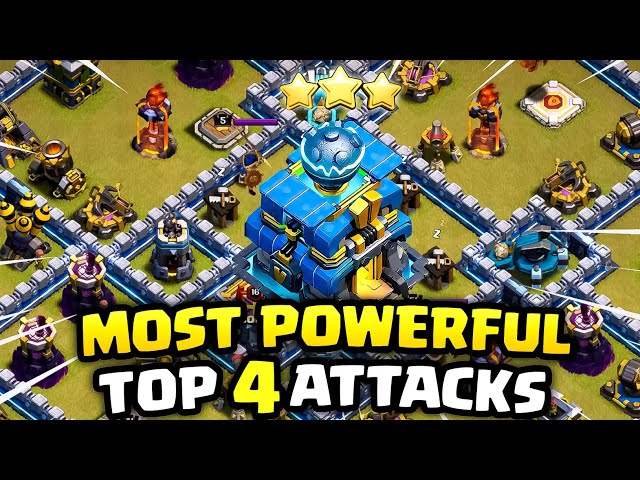 The Top 4 Most Powerful Attack Strategy for Th12 | Best Th12 Attack Strategy Coc
