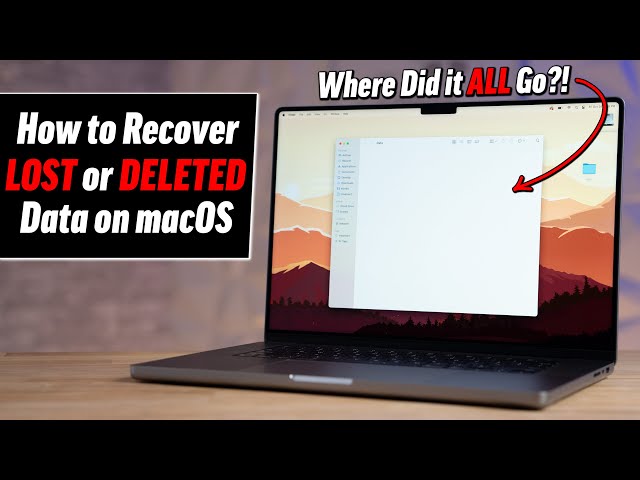 How to Recover your LOST data on Mac & PC once and for ALL!