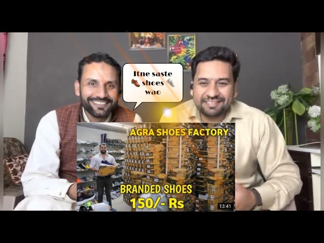 Agra Shoes Factory 150/- Rs | Shoes Wholesale Market In Agra | Baxxy Shoes |PAKISTANI REACTION