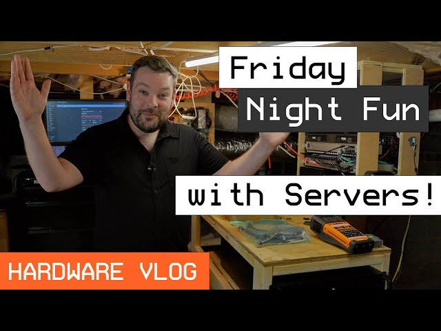 Hardware Vlog | Friday night building servers with Alex!
