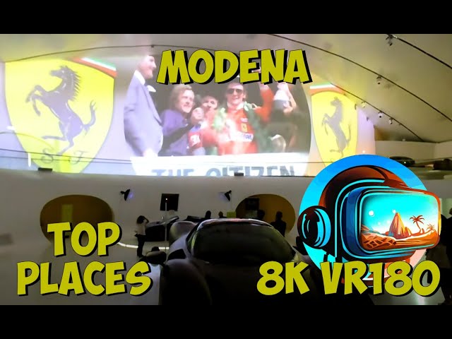 02 - Modena Italy Enzo Ferrari Museum - The History of the Great Man 8K 4K VR180 3D Travel