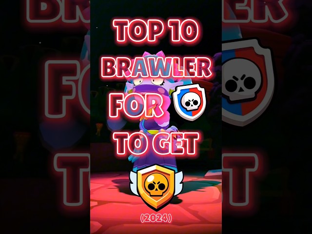 TOP 10 BRAWLER for POWER LEAGUE to GET MASTER!🔥😍 #brawlstars #shorts