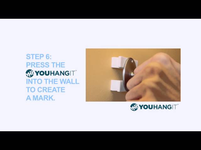 How to Hang a Towel Bar Using YOUHANGIT: No Studs Required