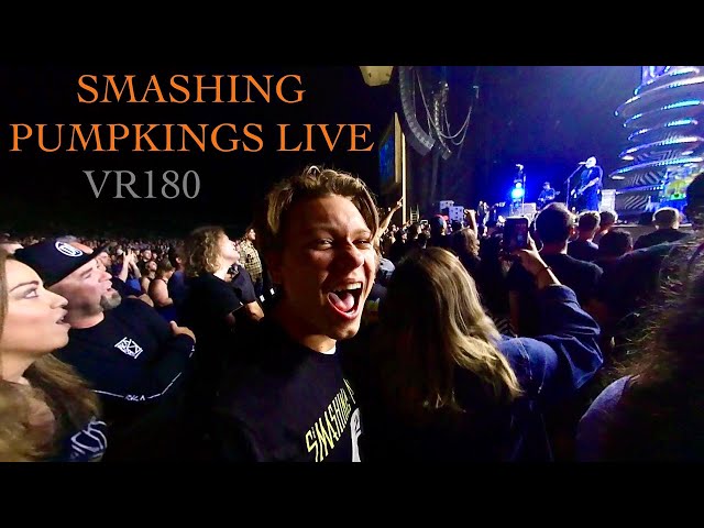 FIRST TIME SMASHING PUMPKINS LIVE Cherub Rock concert reaction IN 3D VR 180