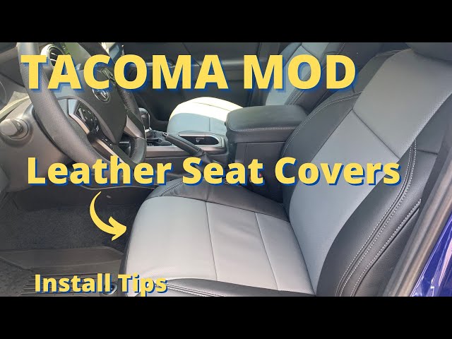 Toyota Tacoma Leather Seat Mod and Install Tips!