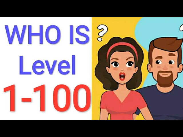 Jawaban Game WHO IS Level 1 - 100