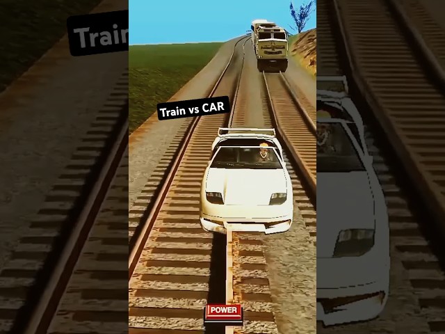 GTA San Andreas CJ Train 🚂 vs Car 🚗 Race 🔥✅💯