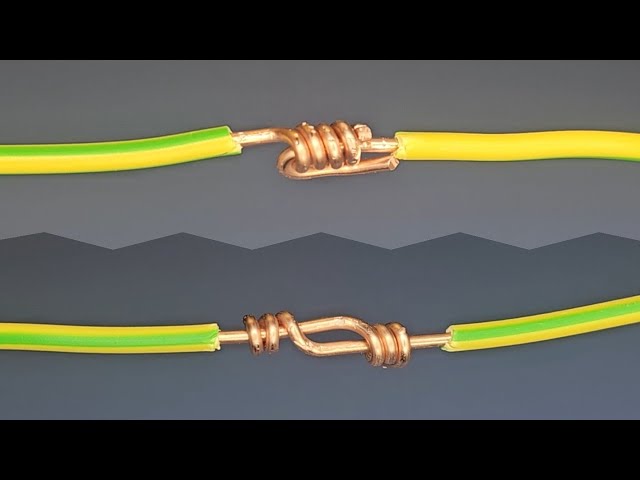 Remember This Trick How to Connect Electrical Wires Together / Two Options.