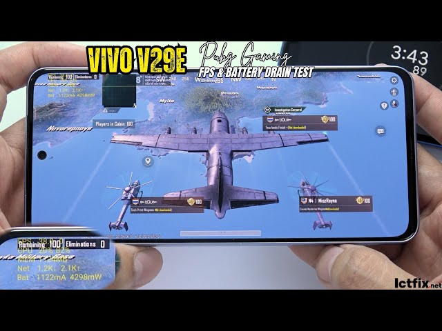 Vivo V29e PUBG Mobile Gaming test | Snapdragon 695 5G, 120Hz Display