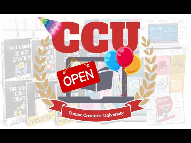 Course Creator's University Launch Party!