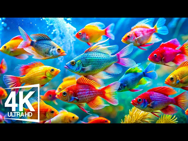 Beautiful Coral Reef Fish 4K (ULTRA HD) - Dive Into The Mesmerizing Underwater Realm
