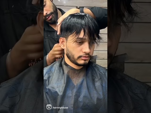 Hair Transformation in 2 Hour 🔥 | Non surgical Hair Replacement #ytshorts #shorts #wigs