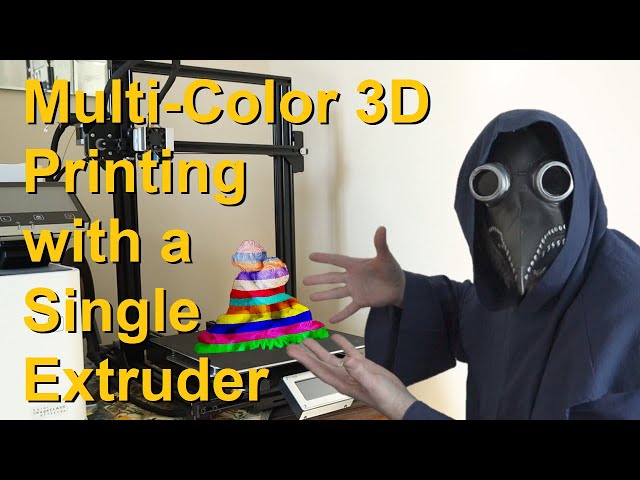 Multi-Color 3D Printing with a Single Extruder (EP 17)