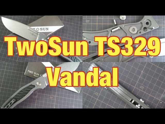 TwoSun TS329 Vandal … LTK designed a knife ?  I’ll give you the story !!  A Max Tkachuk collab !