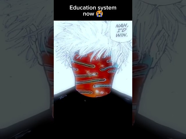 Education system then vs now | jjk lobotomy kaisen #jjk