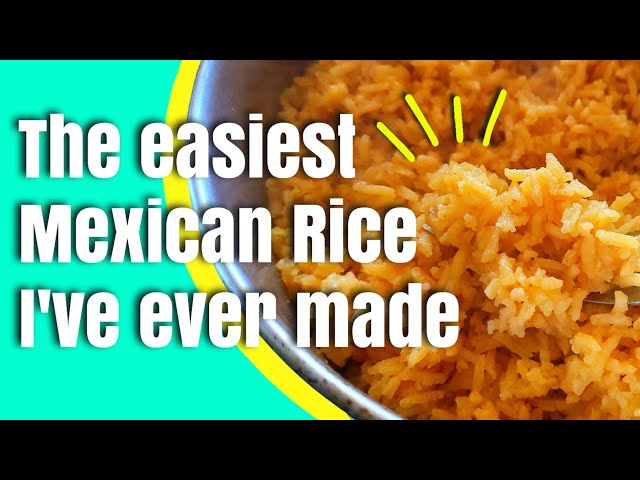 The EASIEST Mexican Rice You'll ever make | Perfect every time!