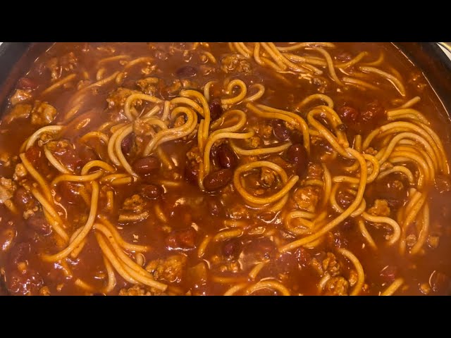 How To Make Chili w/Spaghetti
