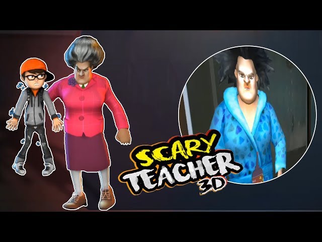 Scary Teacher 3D, New Update - Miss T in the Bathroom | Funny Moments | EJ AniG