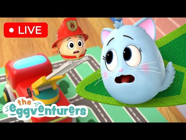 🔴 LIVE STREAM | NEW EPISODES The Eggventurers Kids Cartoons | HD TV Live 4K - 24/7