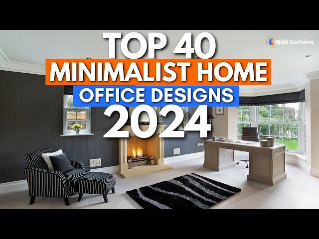 Top 40 Minimalist Home Office Designs 2024