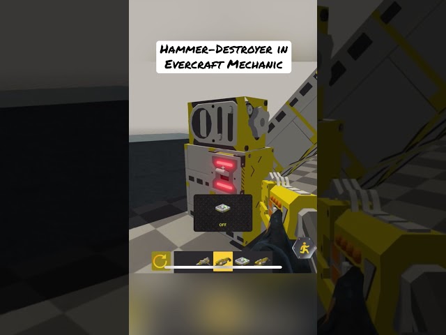Hammer Destroyer in Evercraft Mechanic #shorts #evercraftmechanic #scrapmechanic