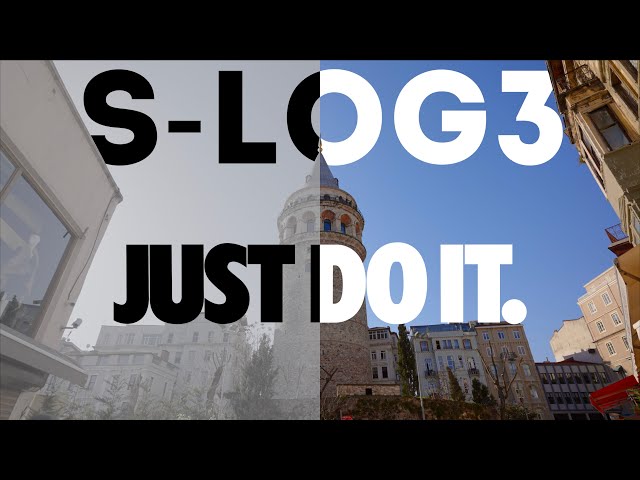 S-Log3 color grading, exposing and workflow tutorial
