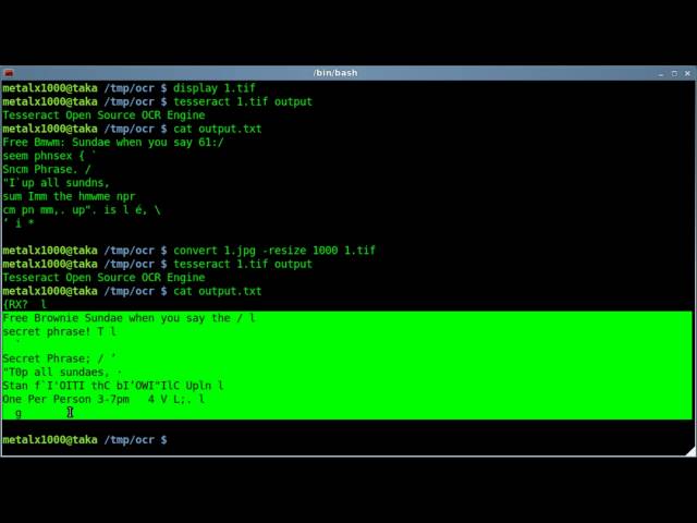 Image to Text - OCR - Tesseract - Linux - Tutorial